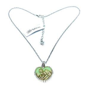 BRIGHTON DEVOTION DIVINE HEART LOVE Silver Pendant NECKLACE JL0562